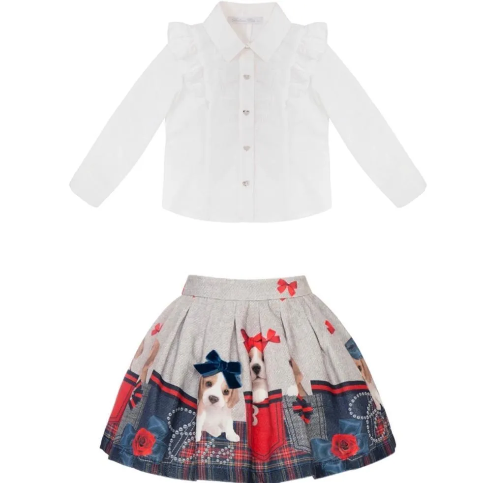 BALLOON CHIC DOGGY SKIRT SET