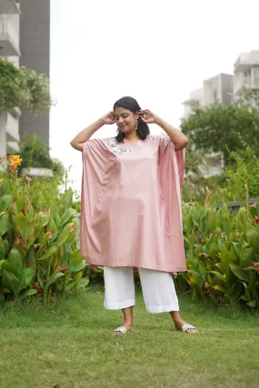 Blush Rayon LongKurta - PureGulabi