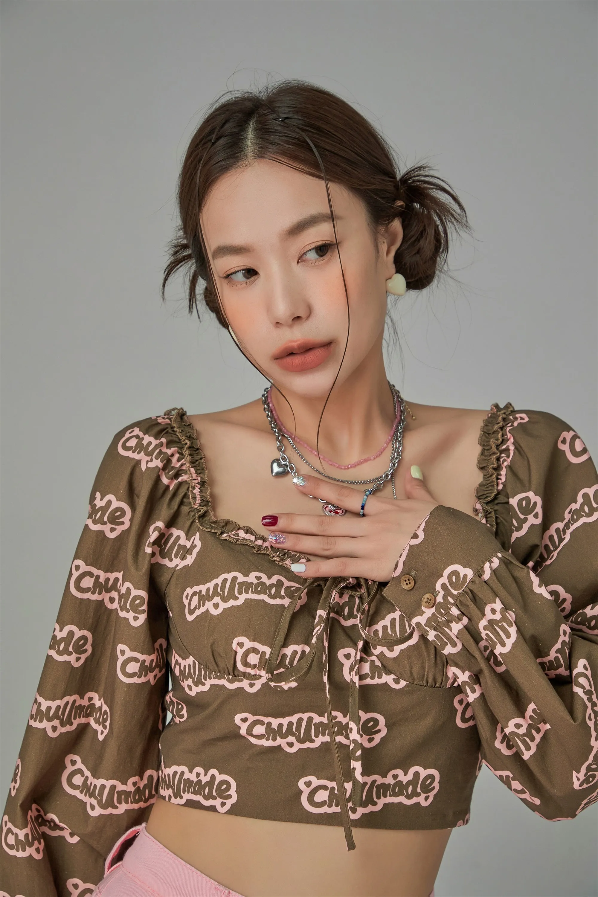 Chuu Made Shirring Blouse