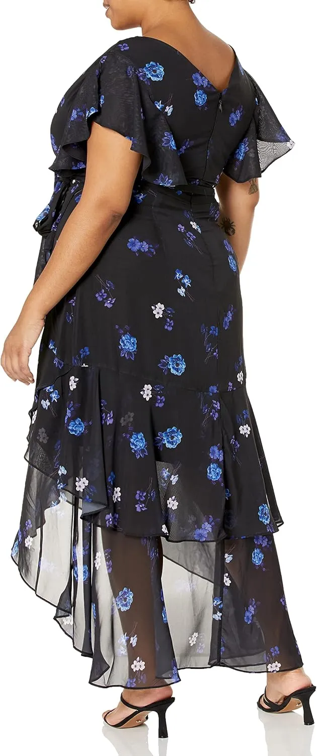 City Chic Women's Plus Size Maxi Flirty Tier PRT