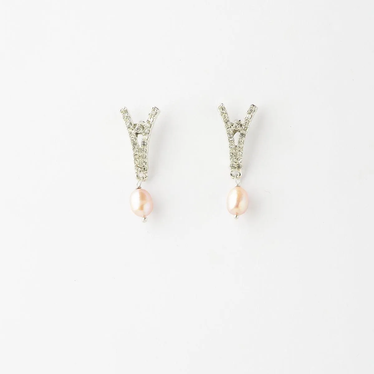 Classy White Hang Earrings