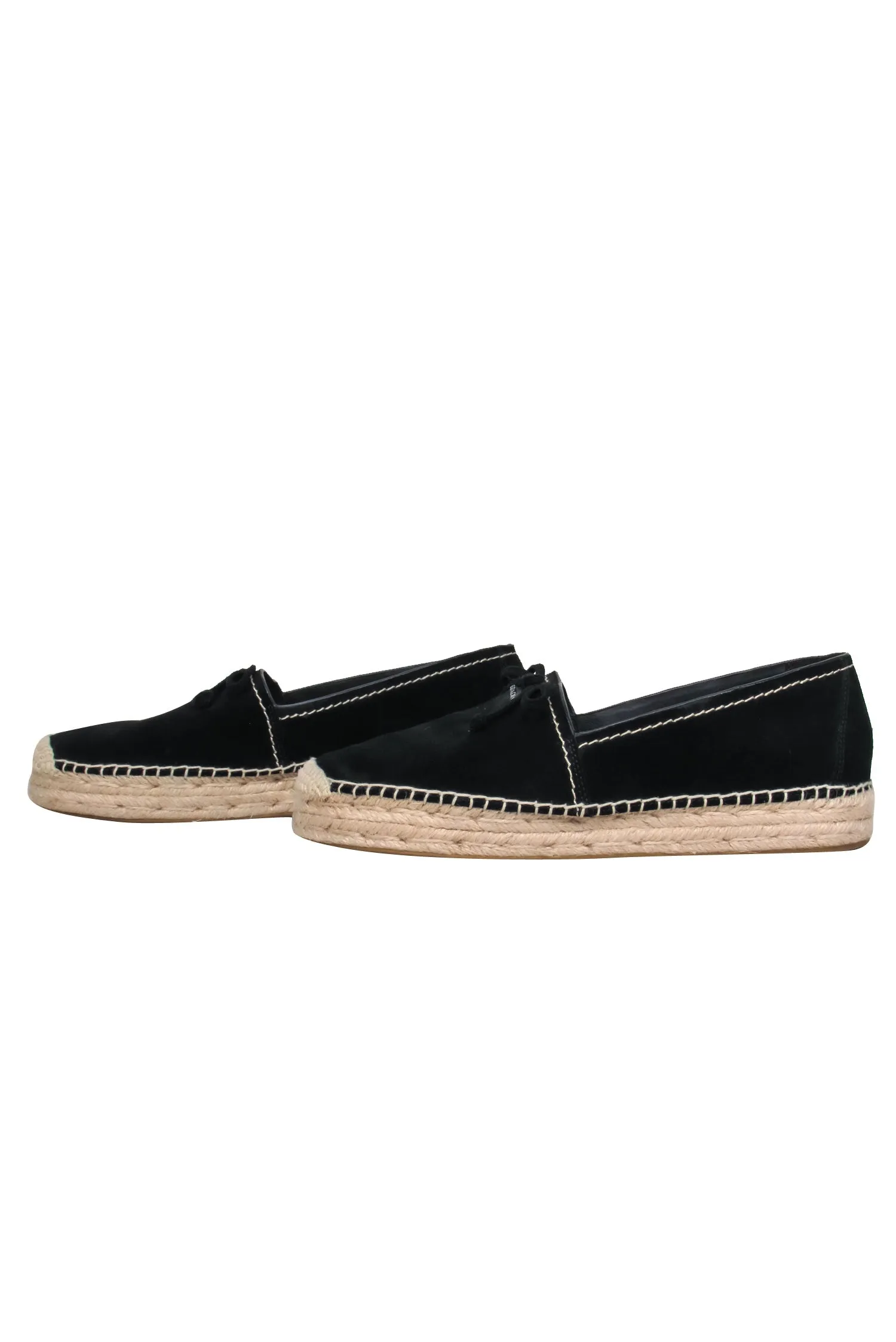 Coach - Black Suede Espadrilles w/ Bow Sz 9