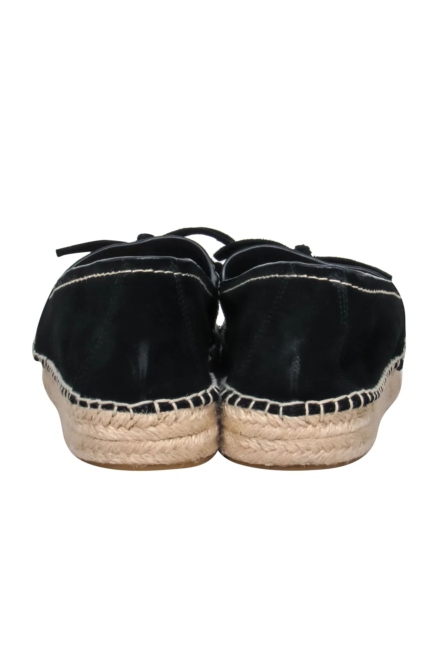 Coach - Black Suede Espadrilles w/ Bow Sz 9