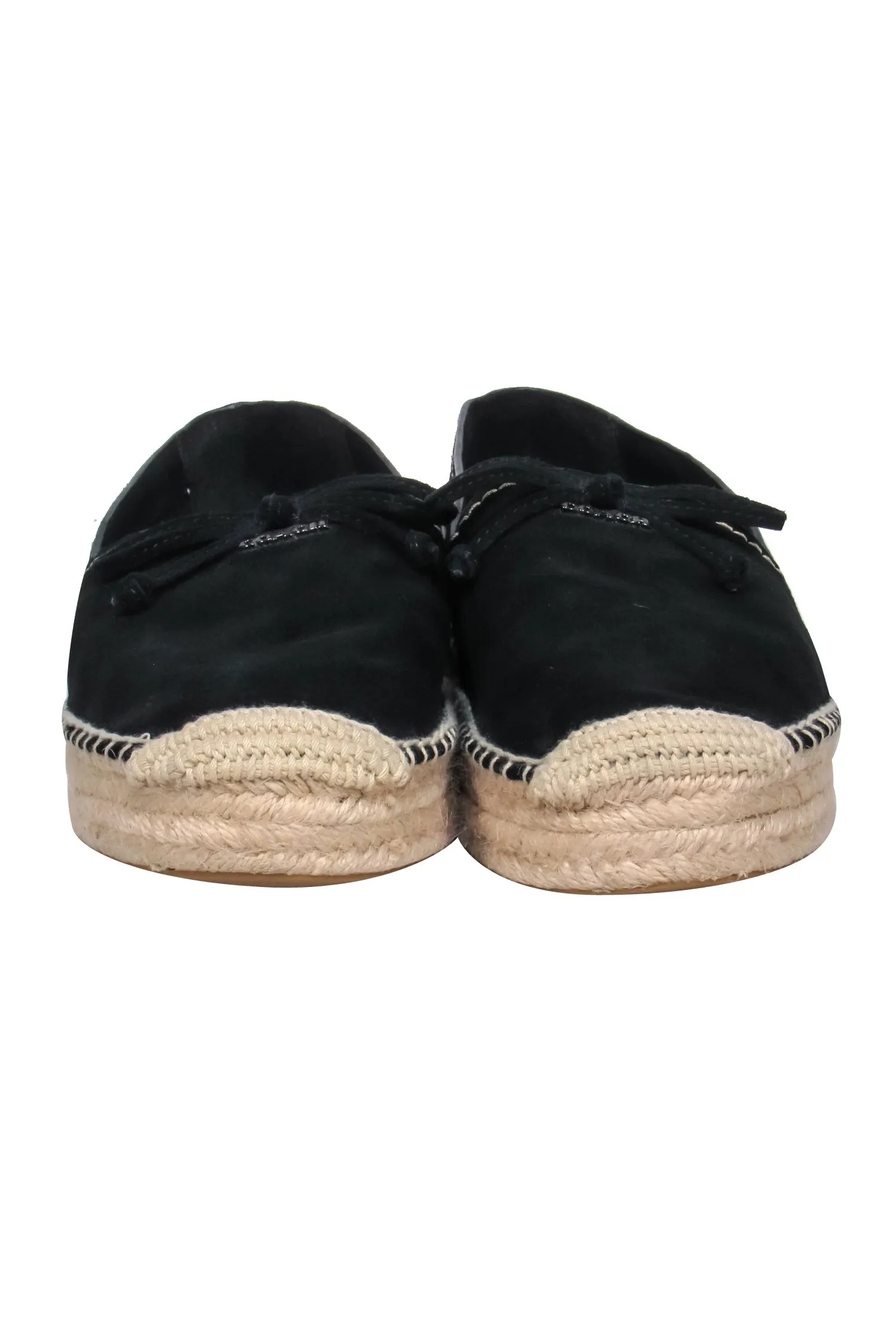 Coach - Black Suede Espadrilles w/ Bow Sz 9
