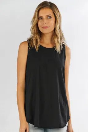 Cotton Slub Basic Knit Sleeveless Top