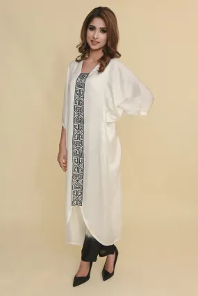 CREAM SILHOUETTE DRESS