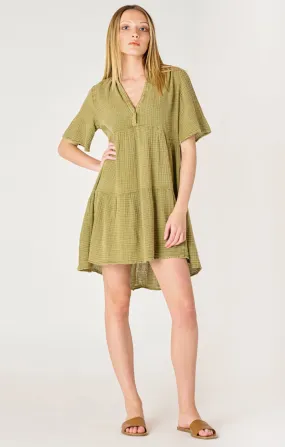 Dex Flowy Tiered Mini Dress