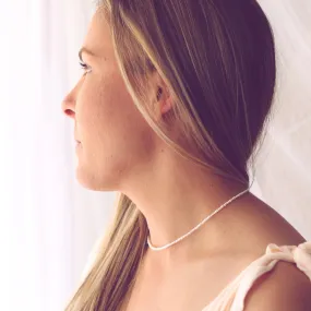 Elegant Pearl Necklace "Sheer Elegance"