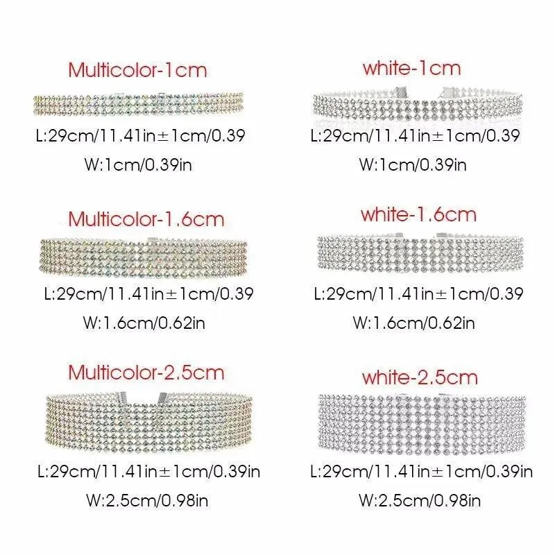 Elegant Rhinestone Choker Necklace