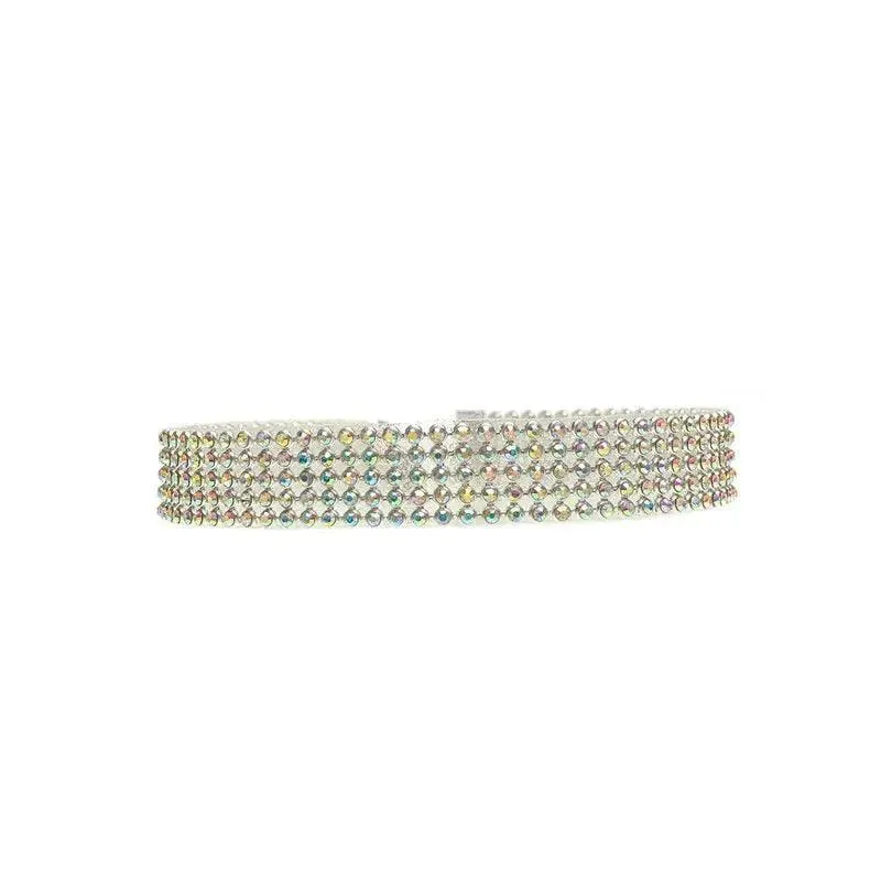 Elegant Rhinestone Choker Necklace
