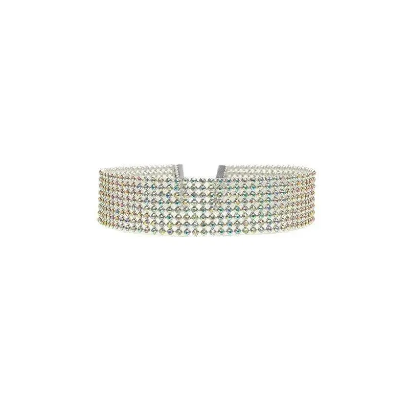 Elegant Rhinestone Choker Necklace