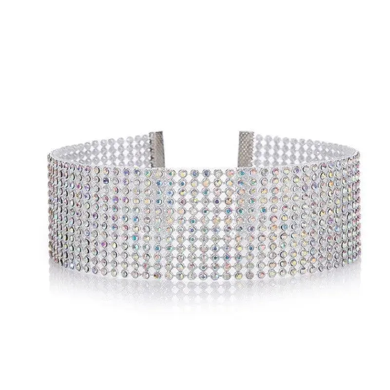 Elegant Rhinestone Choker Necklace