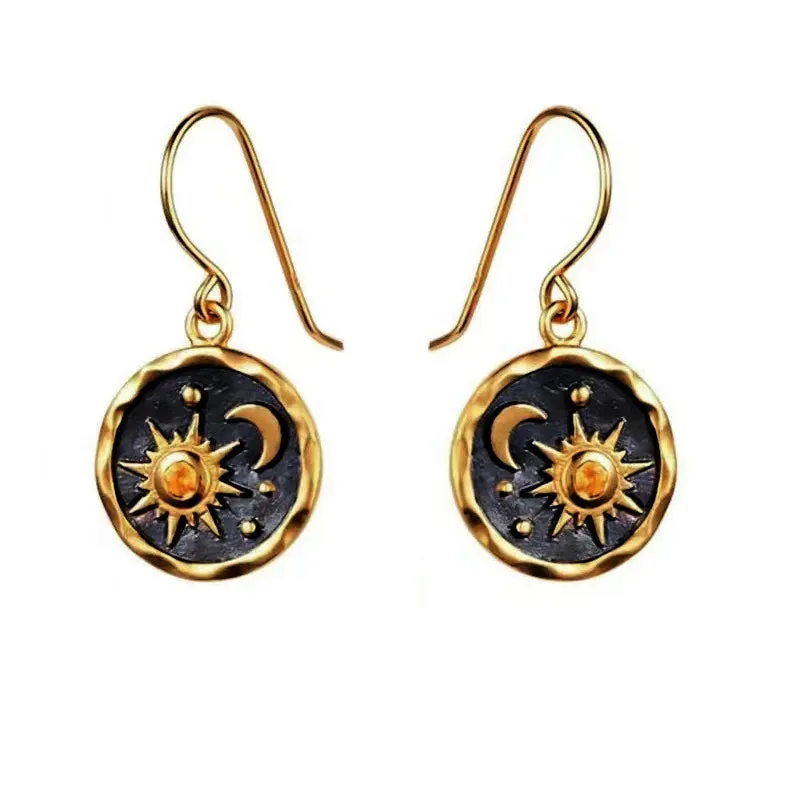 Elegant Sun Moon Necklace