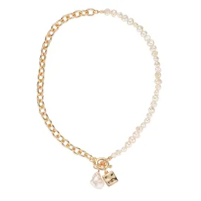 Freshwater Pearl & Charms Necklace