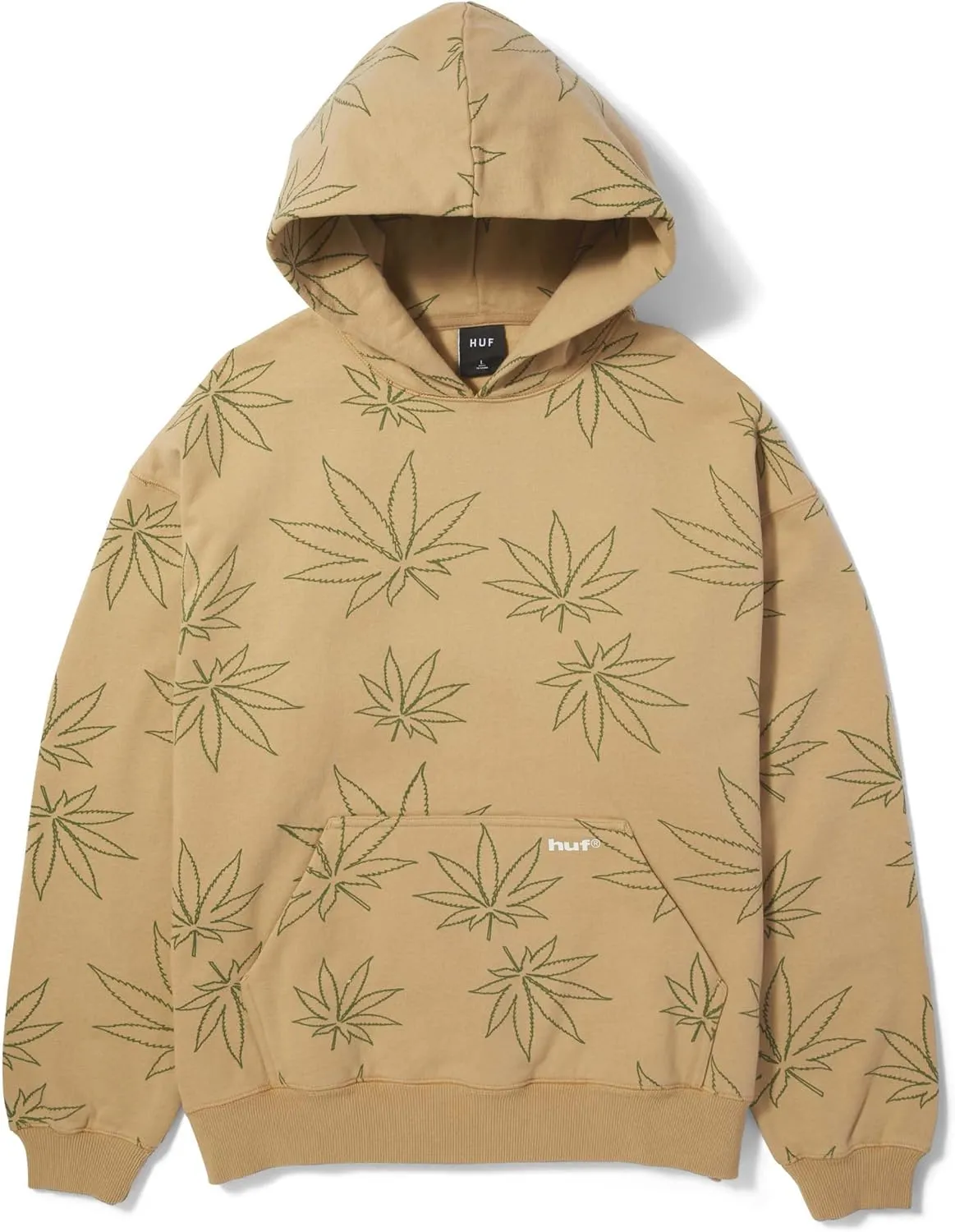 HUF Plantlife Fleece Hoodie - Comfortable Cotton Sweatshirt