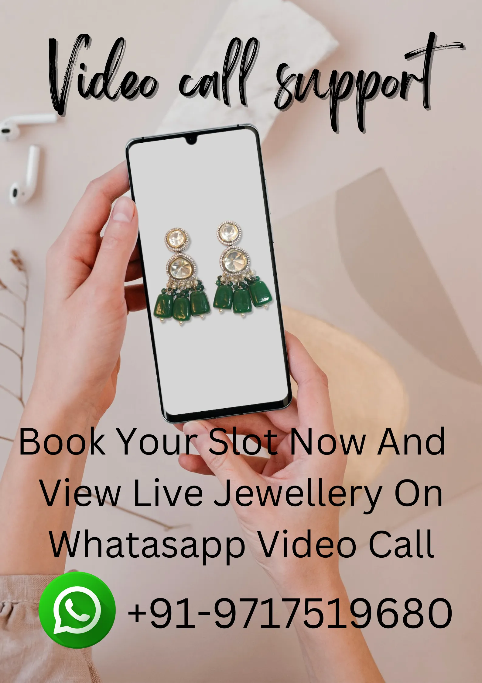 Kundan Stone Pearl Necklace Set