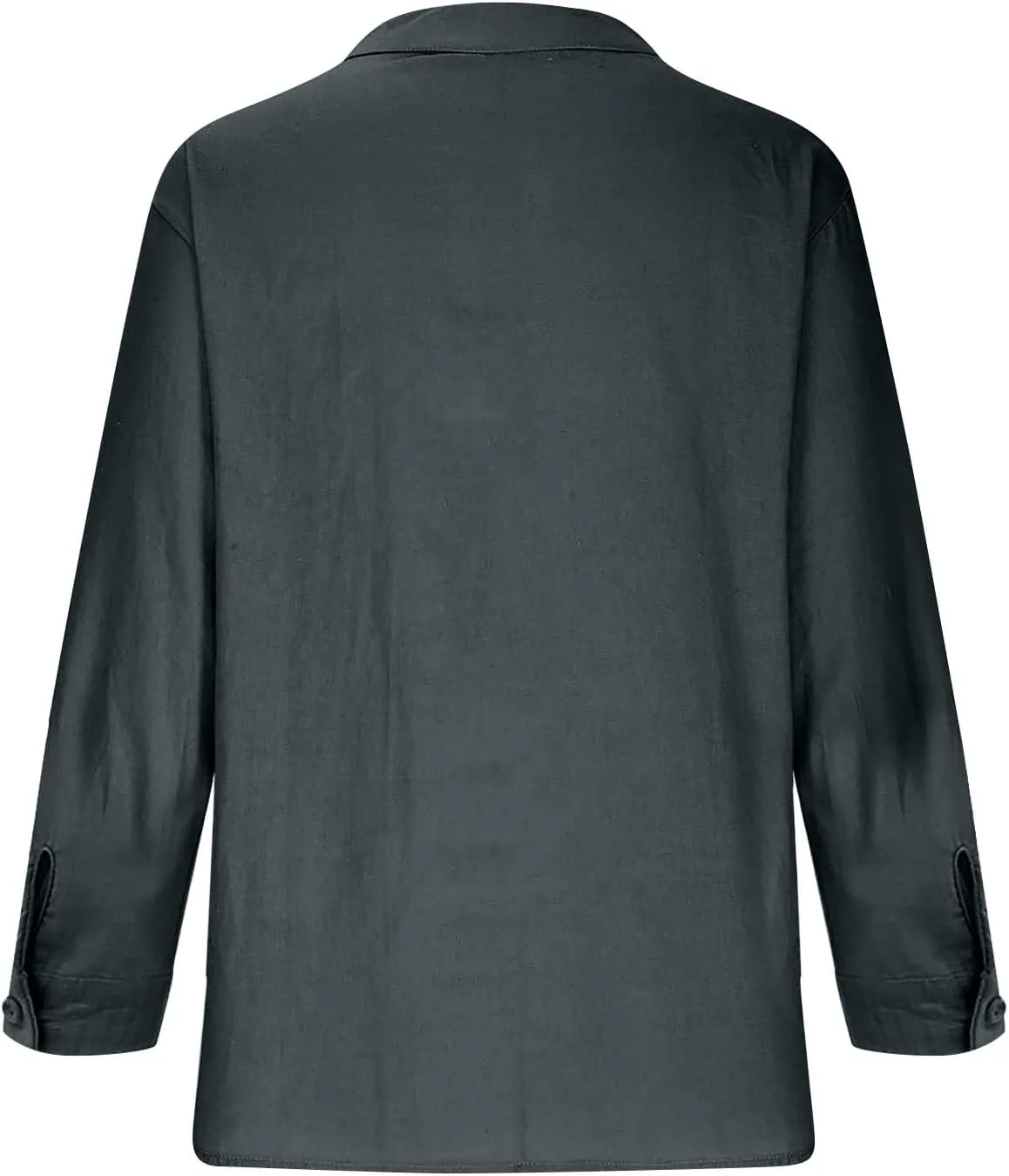 Linen Oversize Shirts Womens Button Roll Long Sleeve Tops Causal Elegant Dress Shirt Loose Chic Summer Linen Clothes