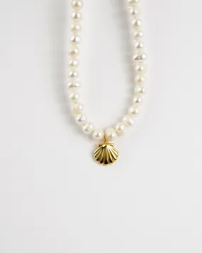 Luxurious Sea Shell Pearl Necklace - Elevate Your Style