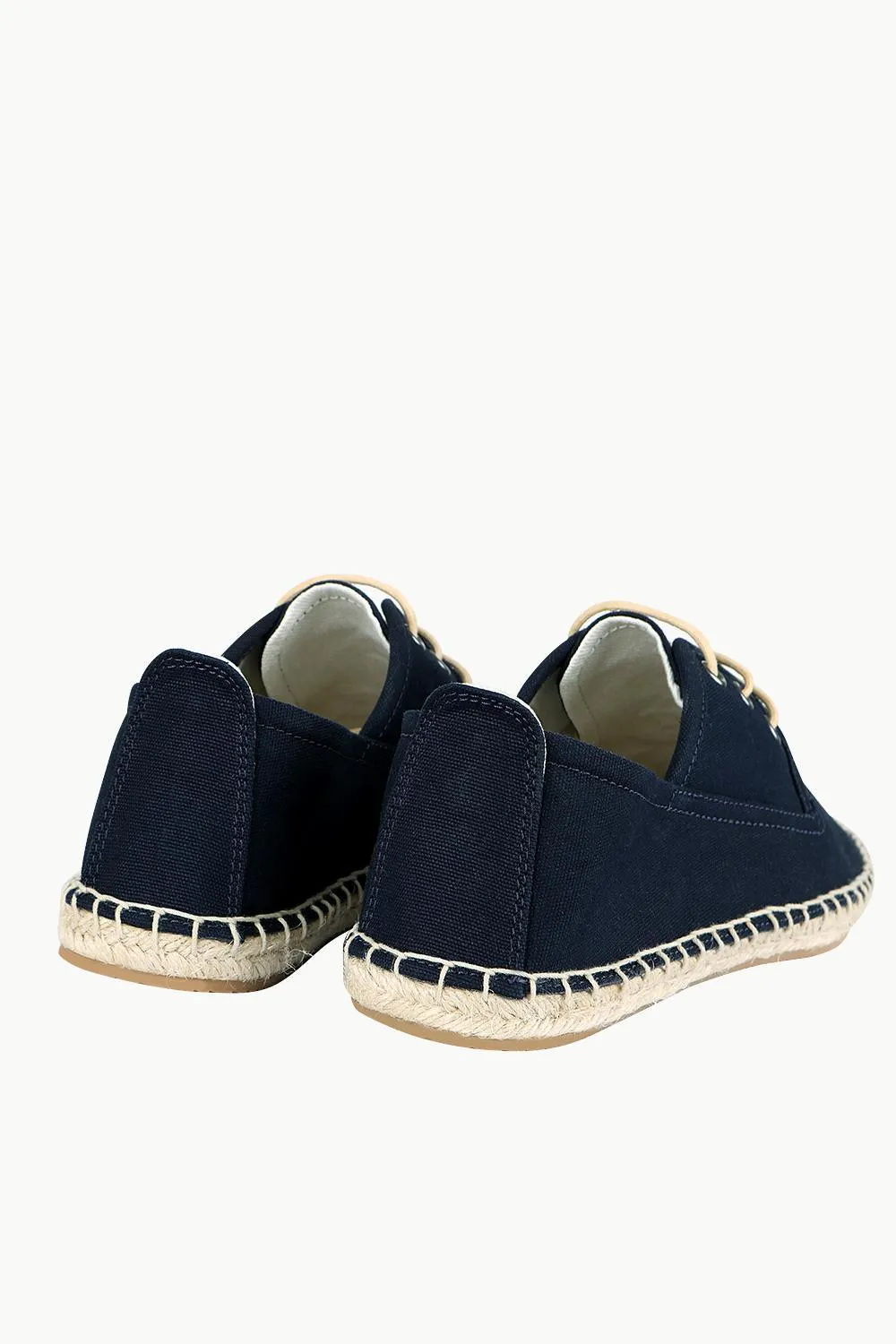 Men's Leaf Patch Lace-Up Espadrilles