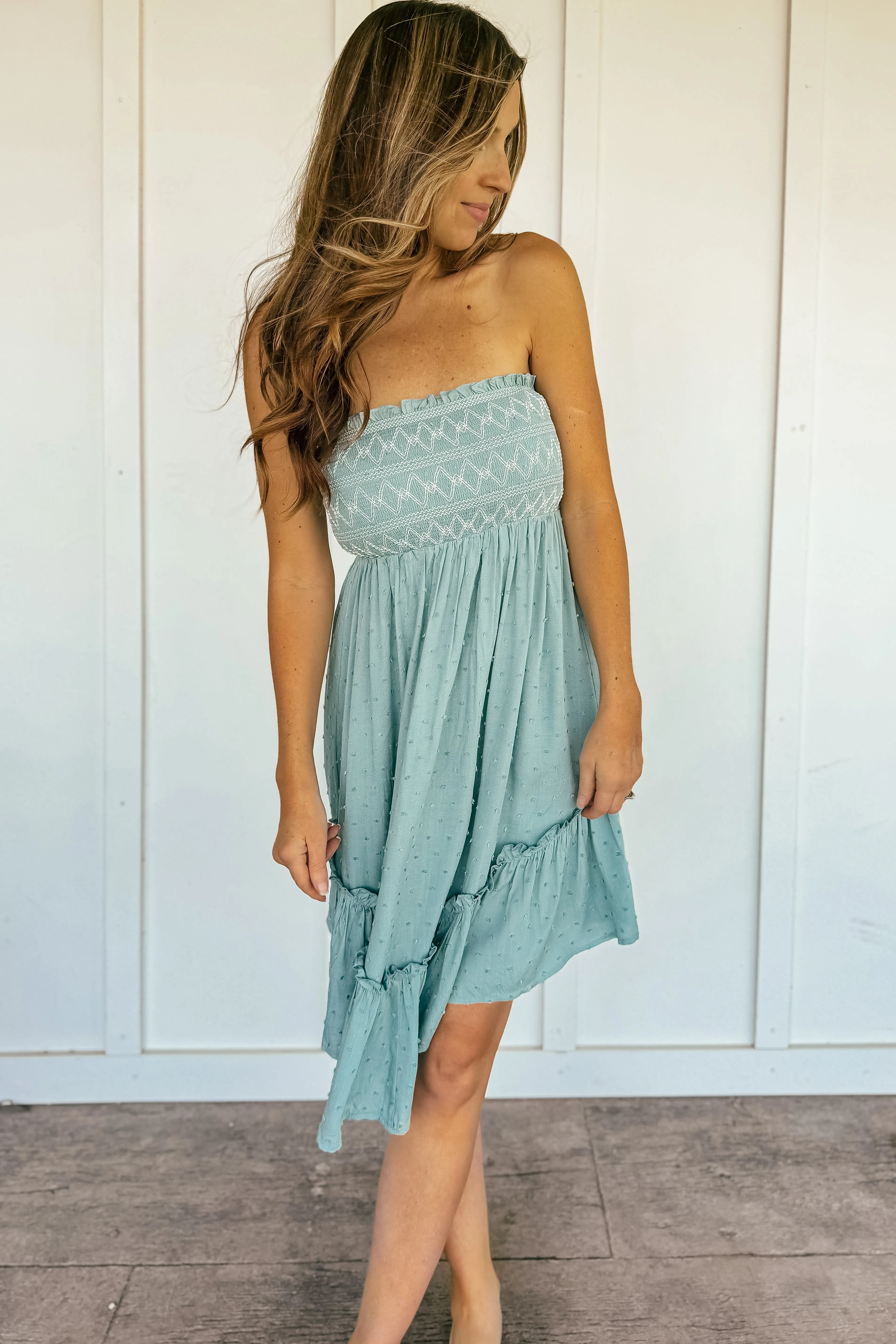 Off Shoulder Mini Dress or Maxi Skirt