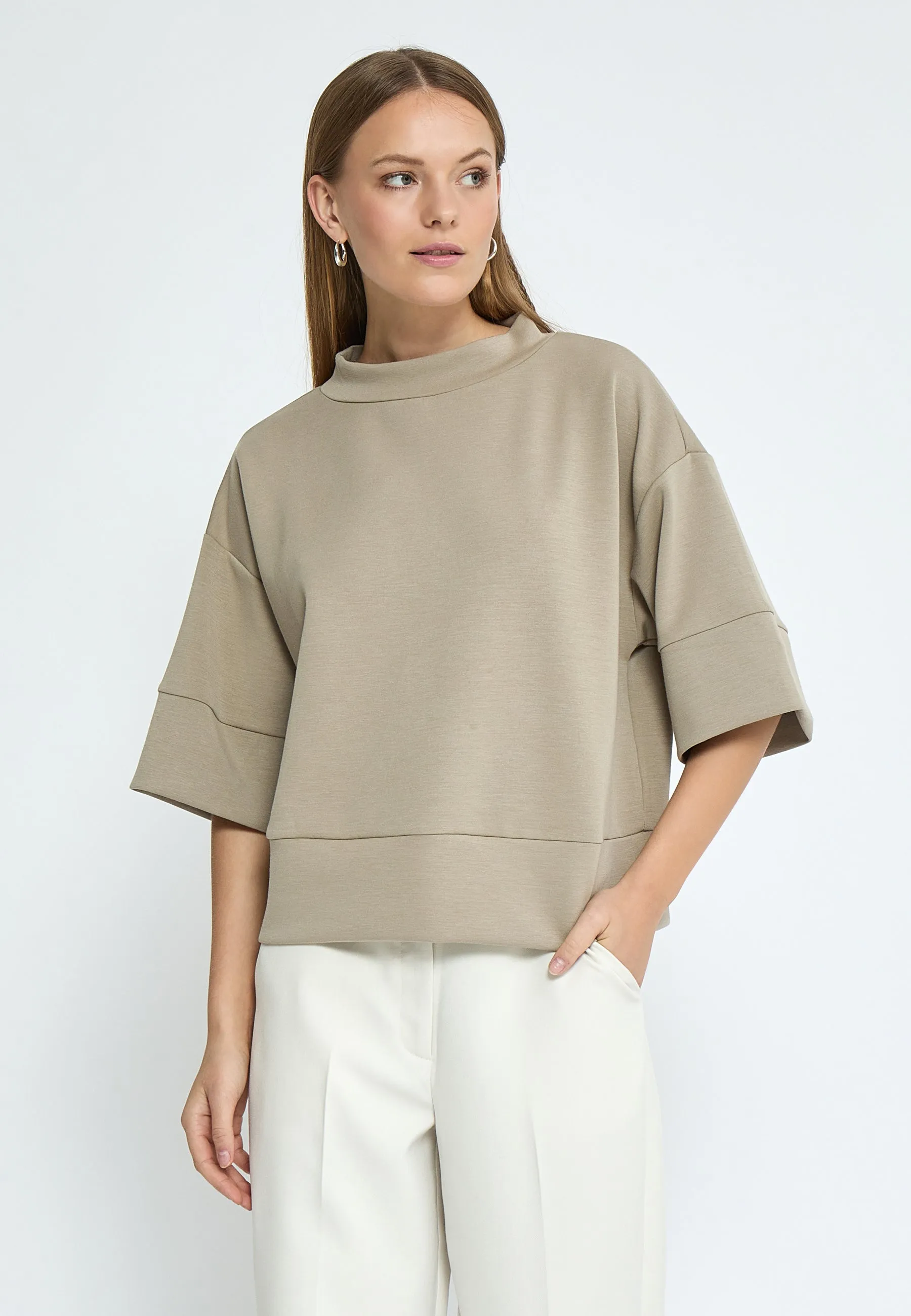 PCDicette Sweat - Winter Twig Sand