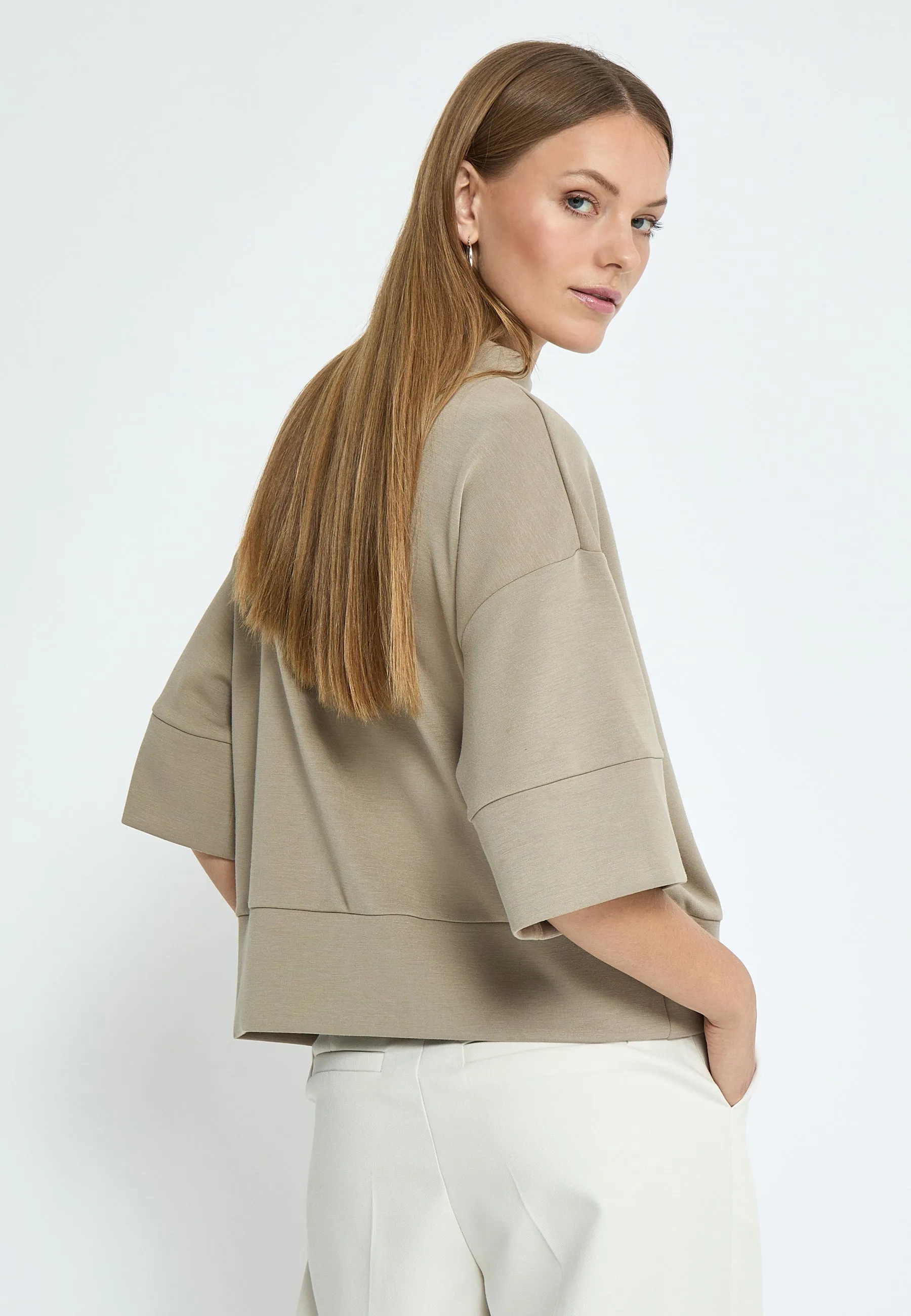 PCDicette Sweat - Winter Twig Sand
