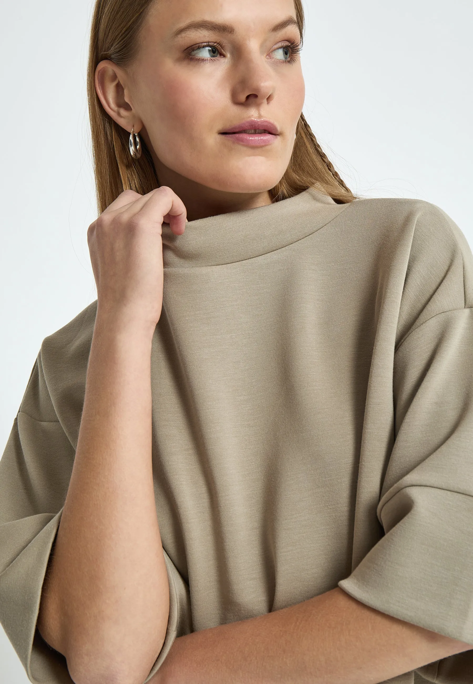 PCDicette Sweat - Winter Twig Sand