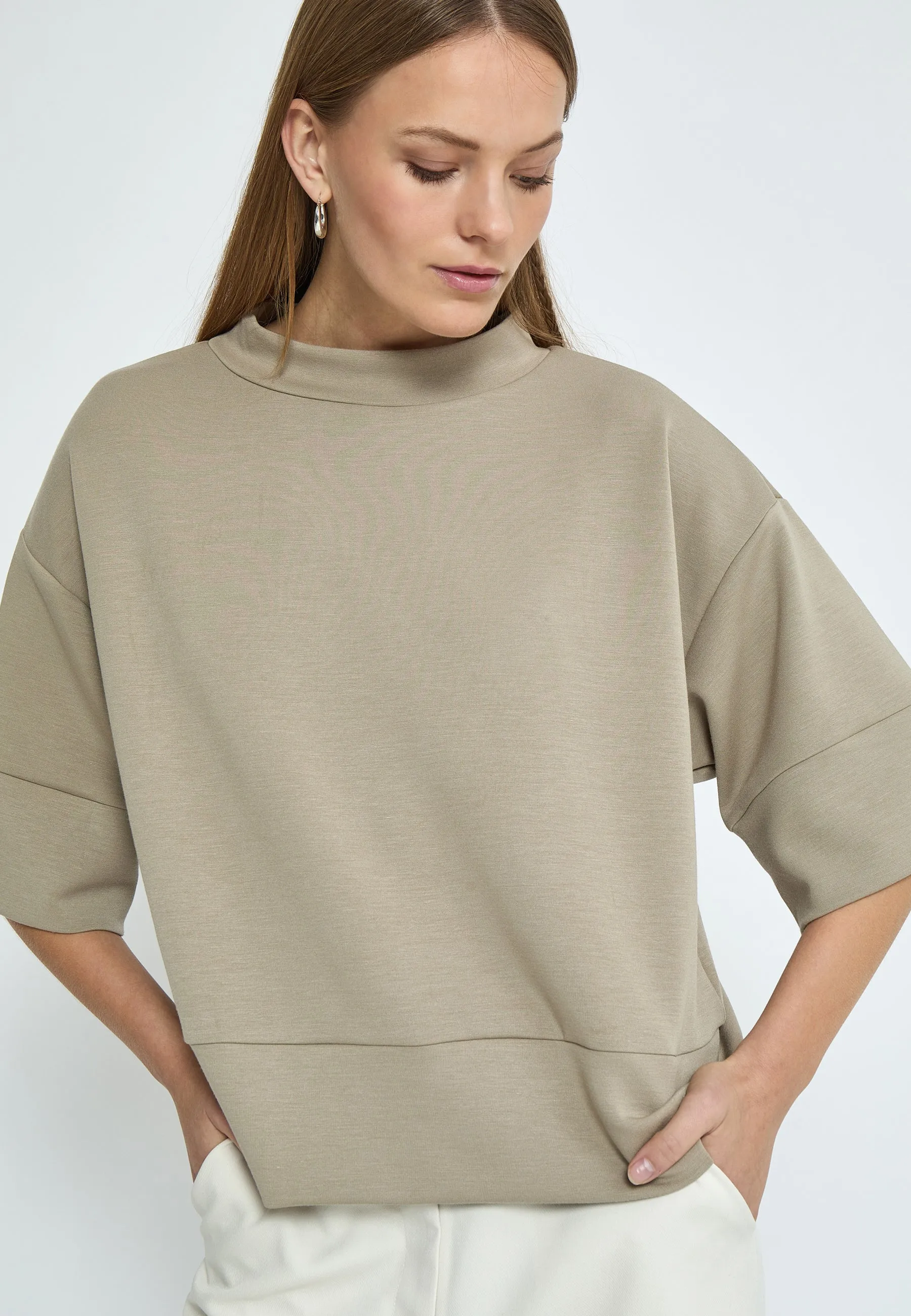 PCDicette Sweat - Winter Twig Sand