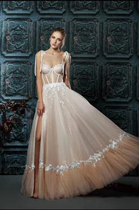 Pine White Wedding Dress