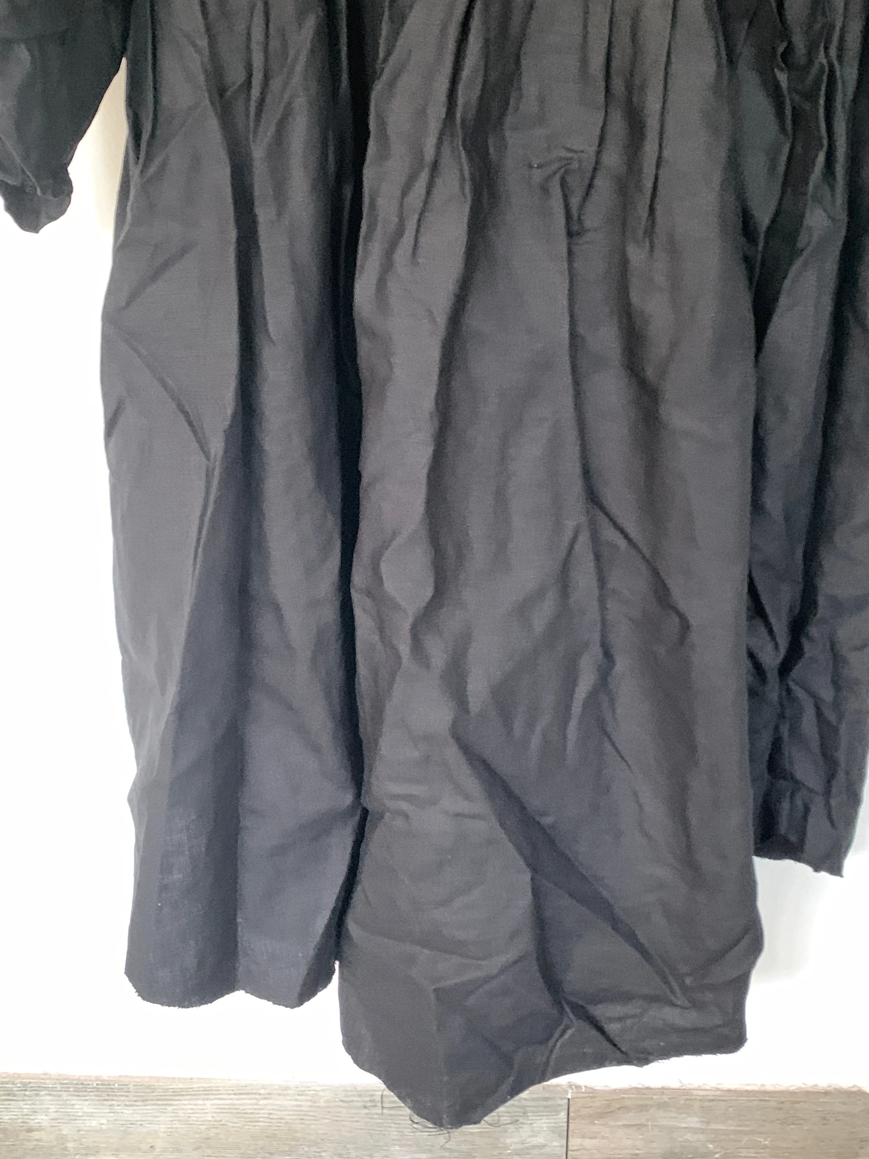 Ready to Ship May Black Linen Dress One Size