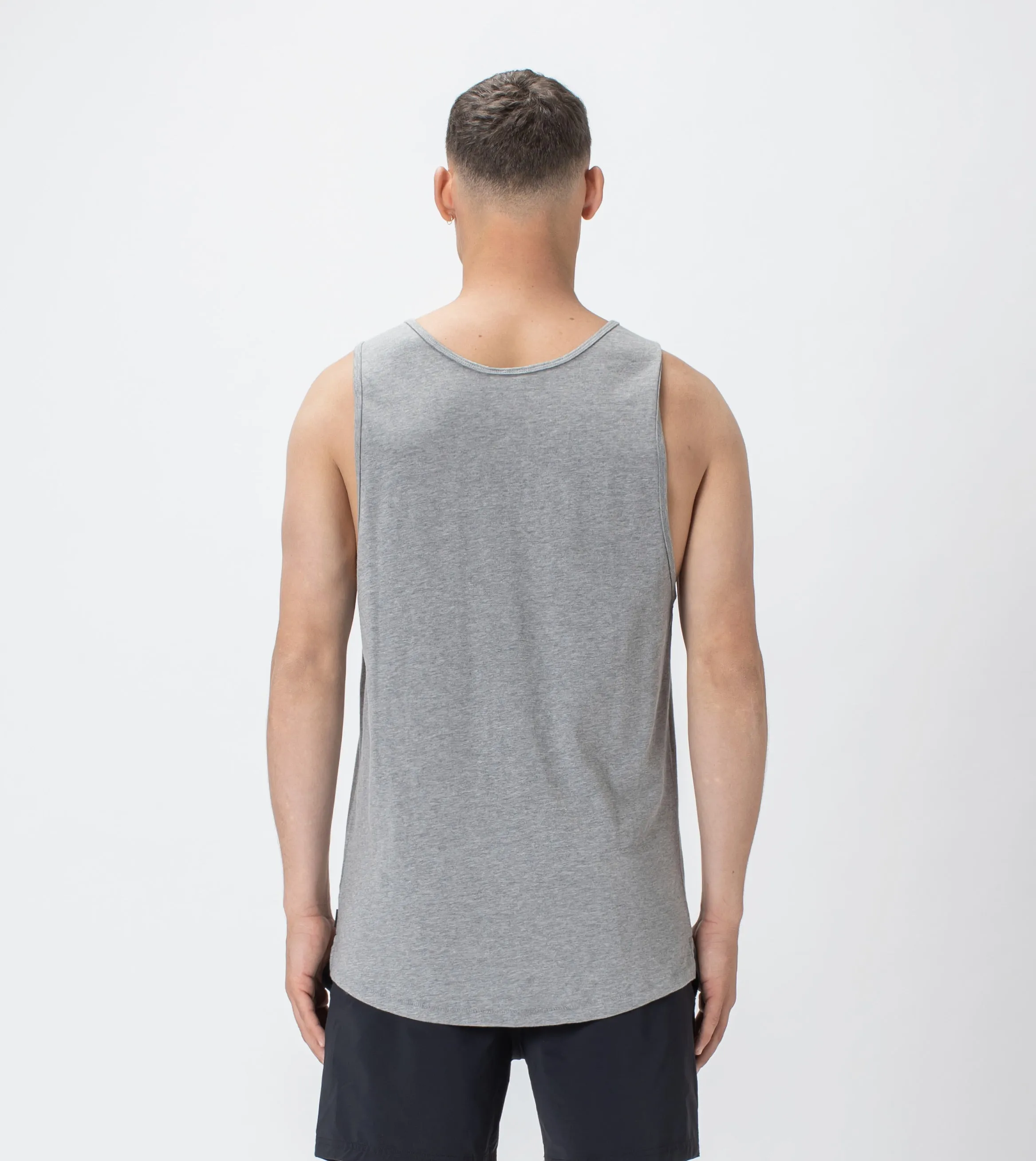 Rugger Tank Dk Grey Marle