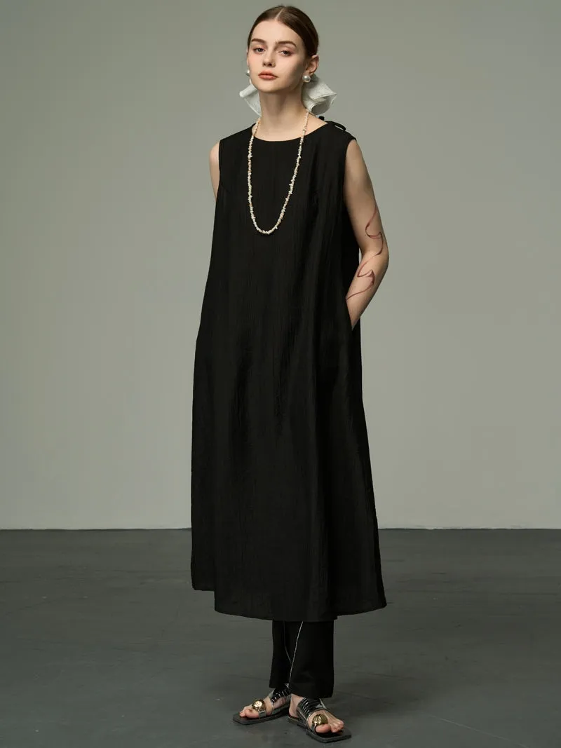 Simpl Chic Sleeveless Middle One-Piece