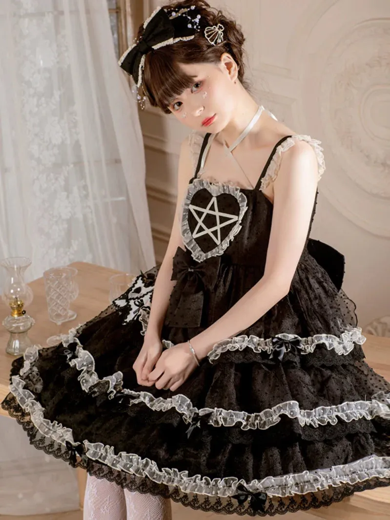 Star Lolita Chic Dress Sweet Tiered Camisole