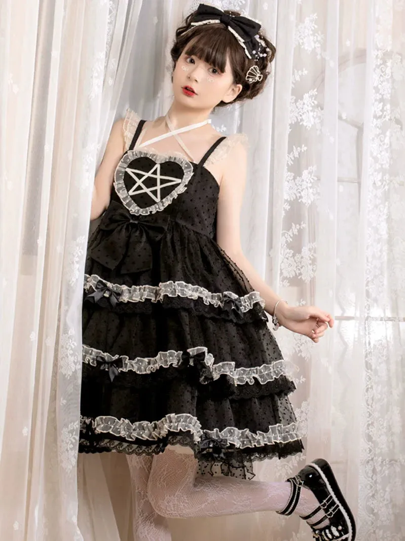 Star Lolita Chic Dress Sweet Tiered Camisole