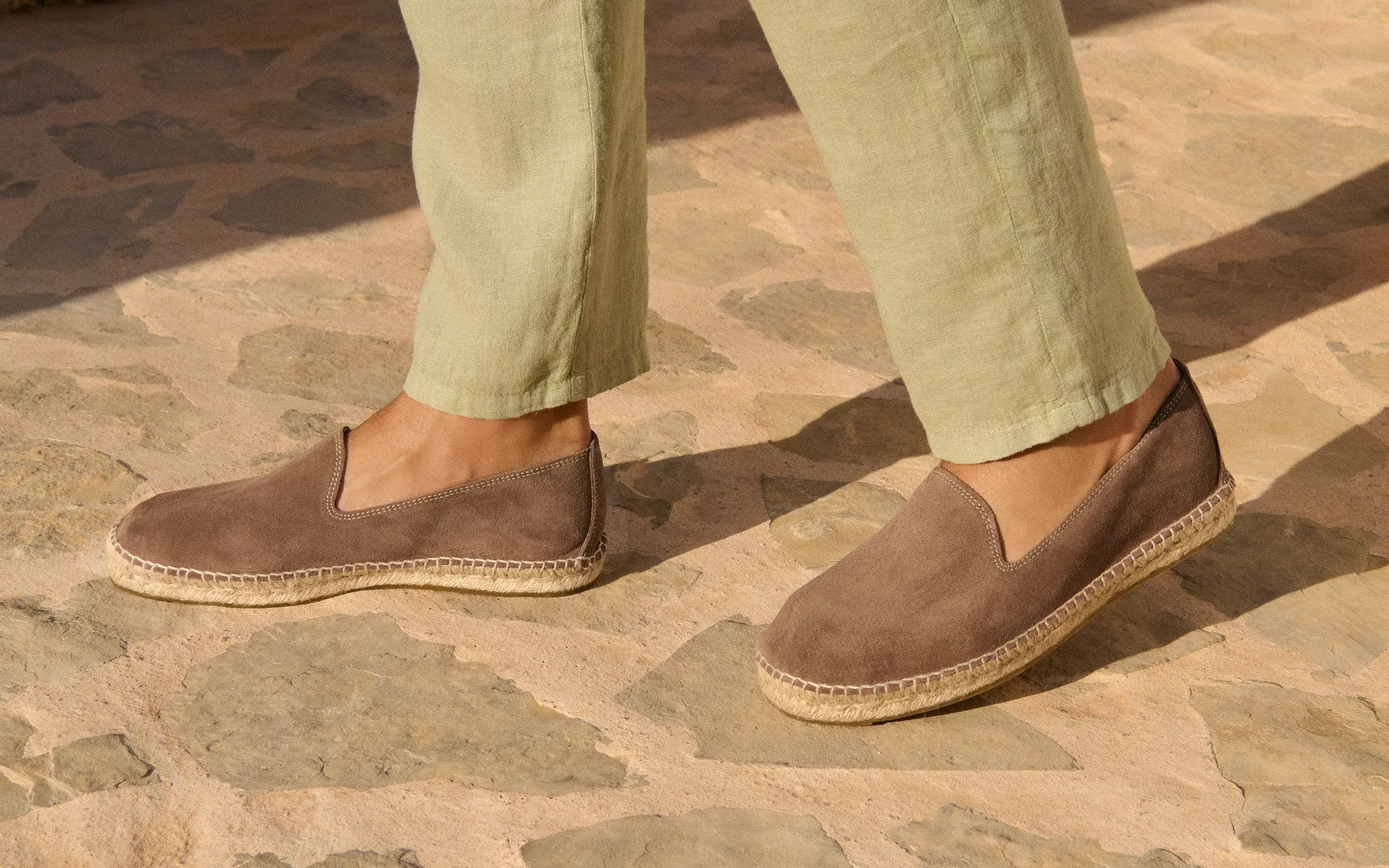 Suede Espadrilles - M29C0 - Hamptons Moka
