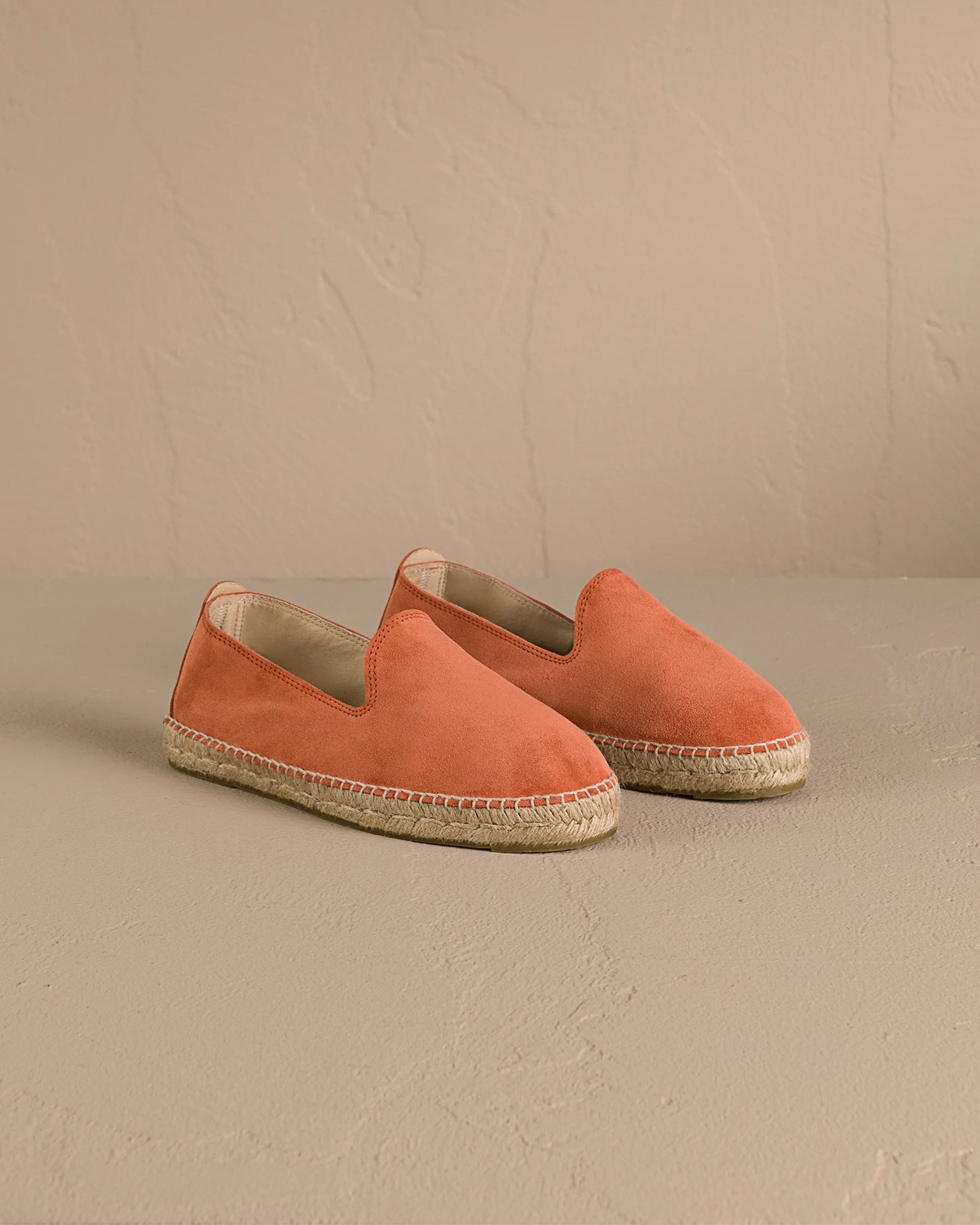 Suede Espadrilles - R75C0 - Hamptons Orange Rust