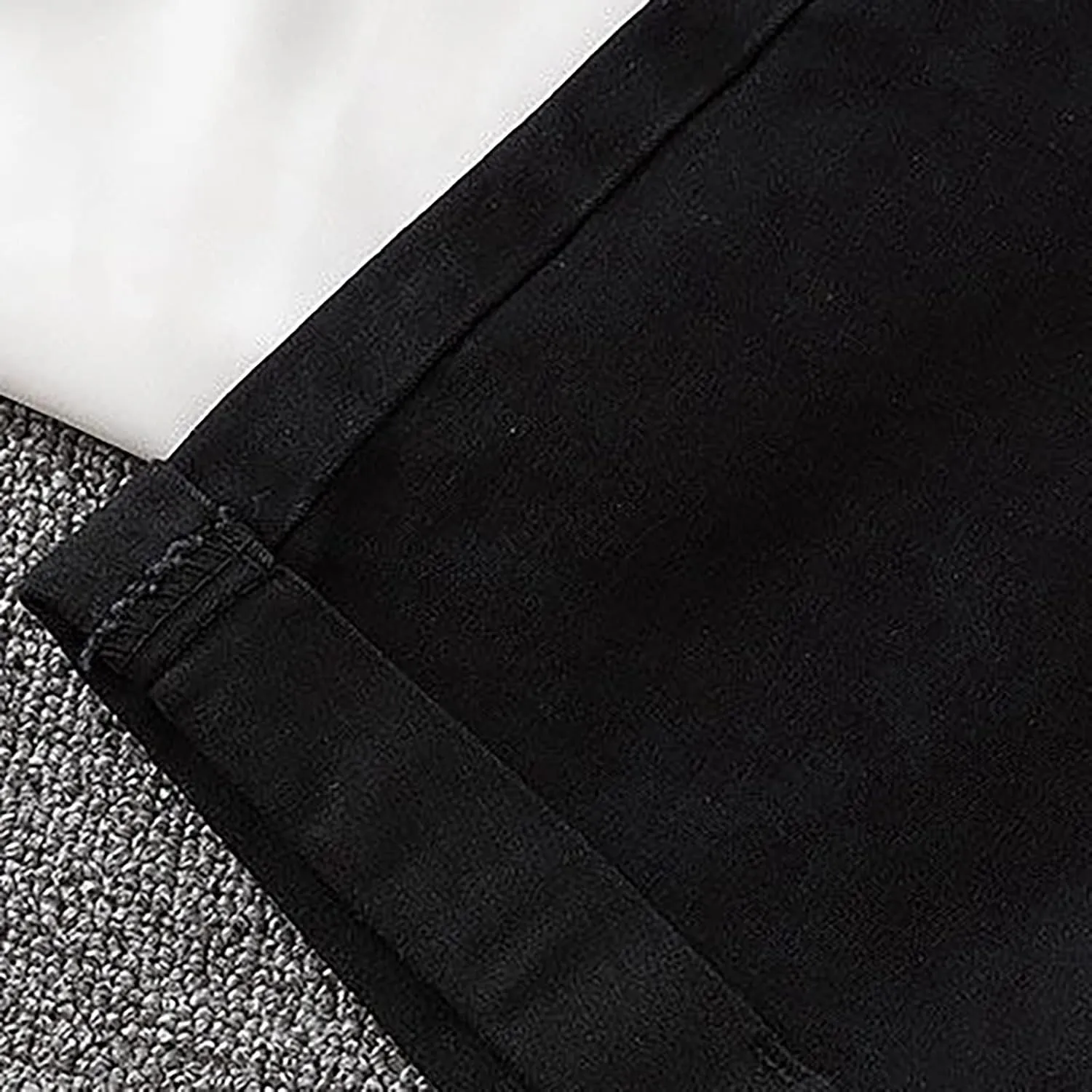 Women's Denim Shorts High Waisted Button Casual Soft Loose with Folded Hem Stretchy Trendy Jeans Shorts