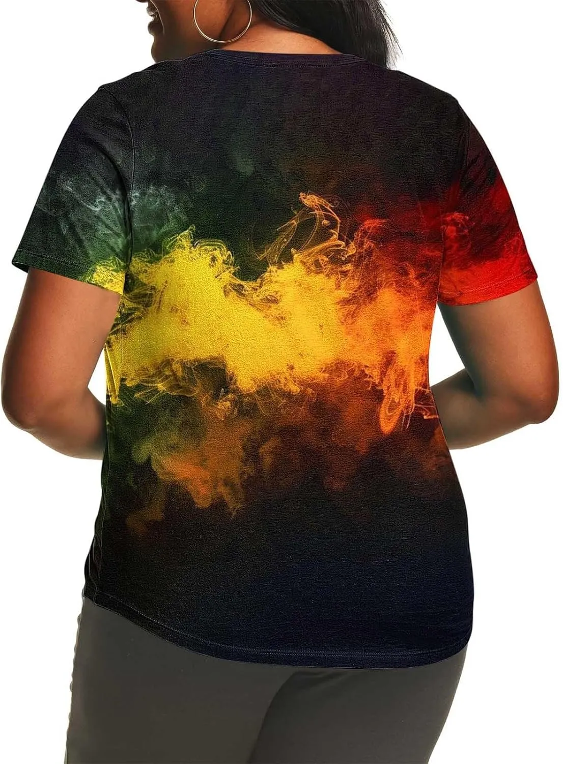 Womens Plus Size Juneteenth Shirt Short Sleeve Summer Tops Black History Month T-Shirts African Freedom Day Tees